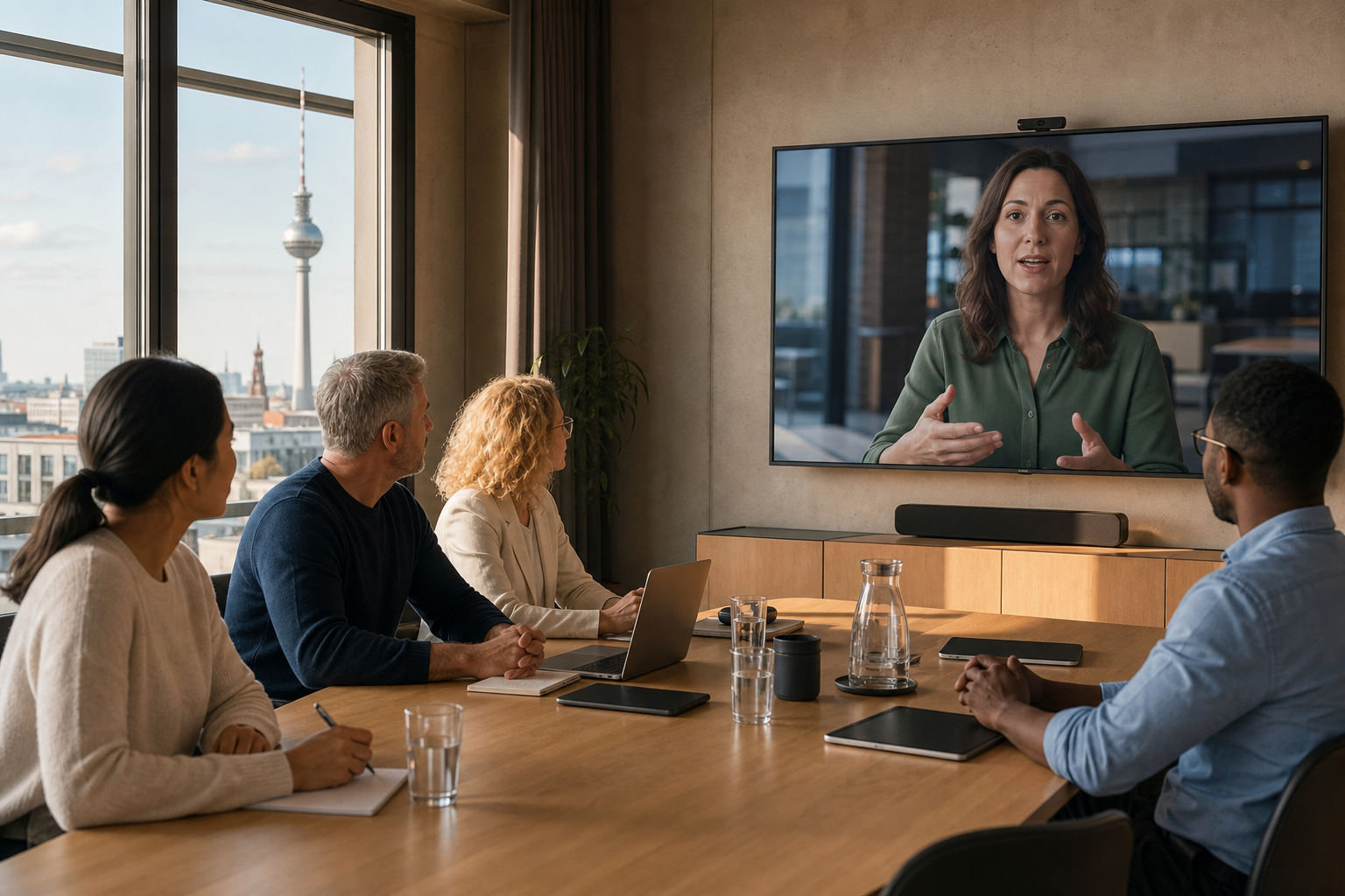 Flugert-Team bei einem Online-Seminar